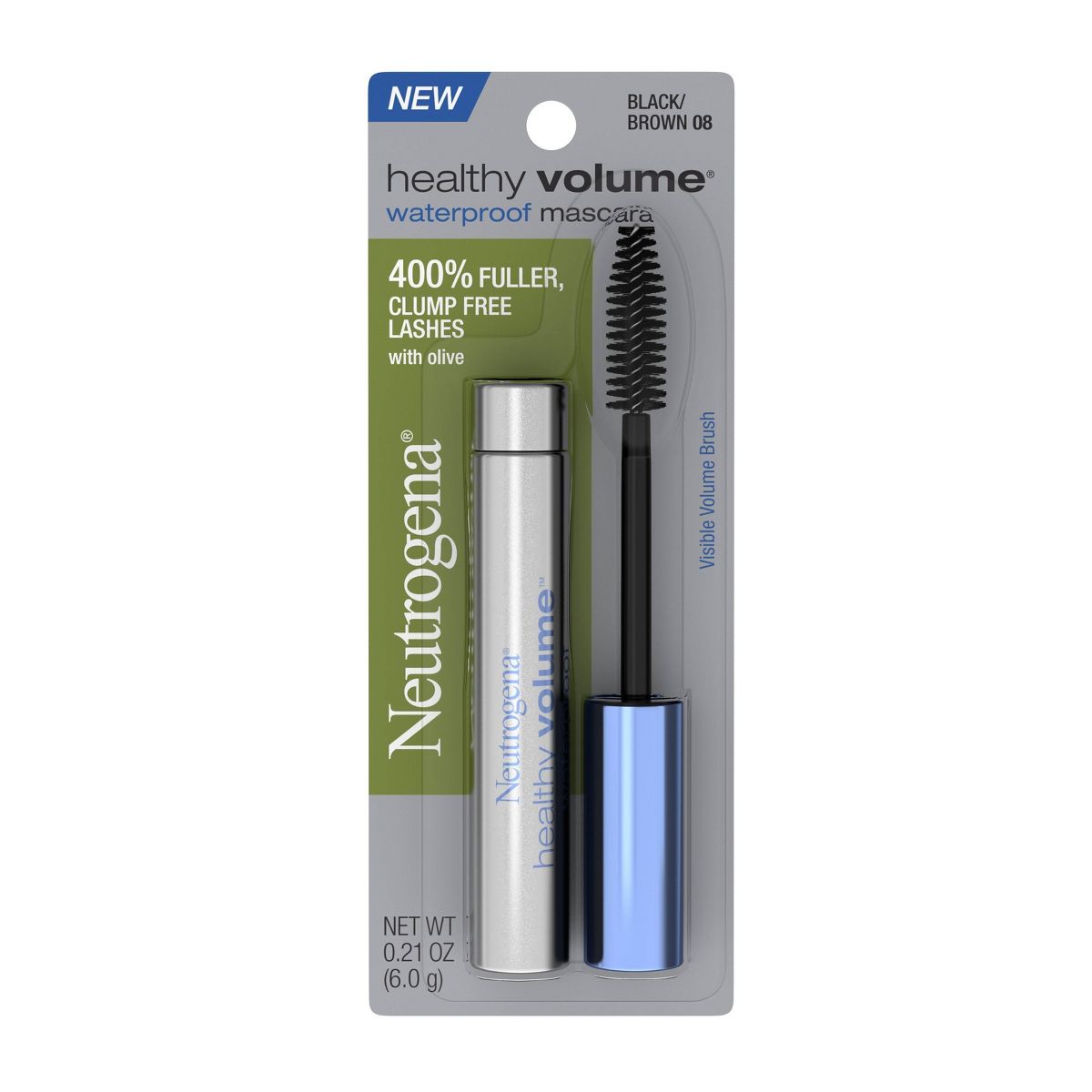 Neutrogena Healthy Volume Lash-Plumping Mascara - 02 Black - 0.21oz