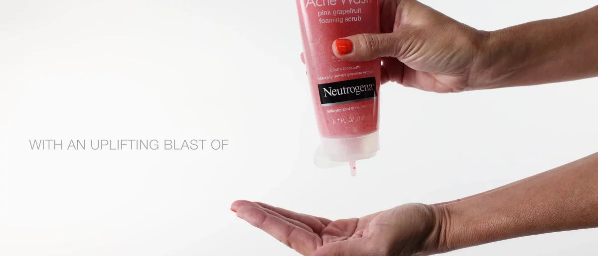 Neutrogena Oil Free Pink Grapefruit Acne Face Wash with Vitamin C - 2 fl oz