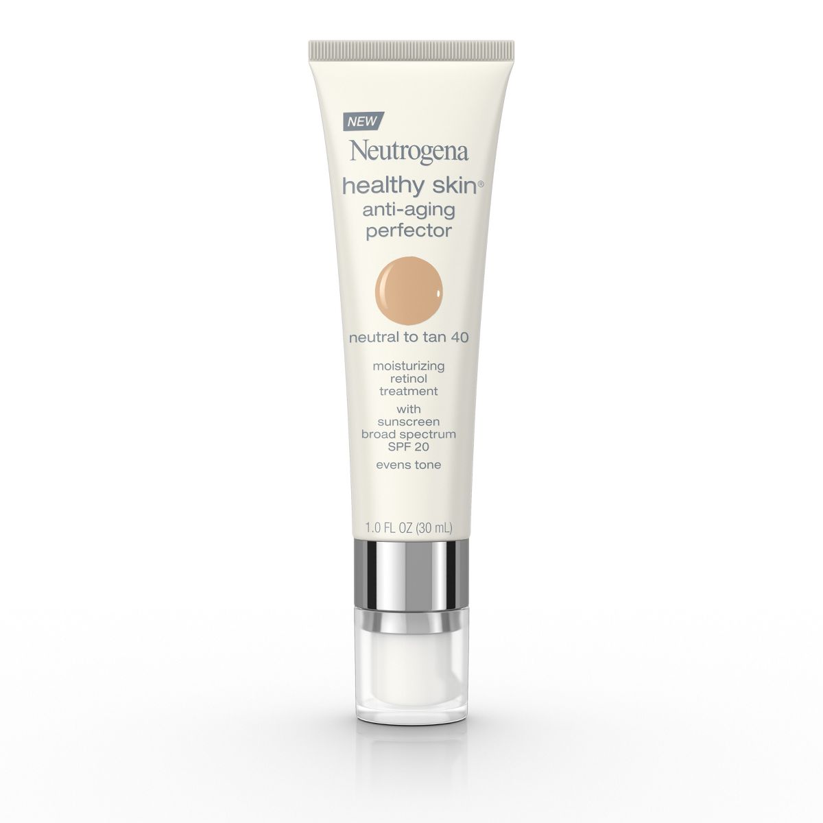 Neutrogena Healthy Skin Anti-Aging Perfector with Retinol & Broad Spectrum SPF 20 Sunscreen - 10 Ivory to Fair