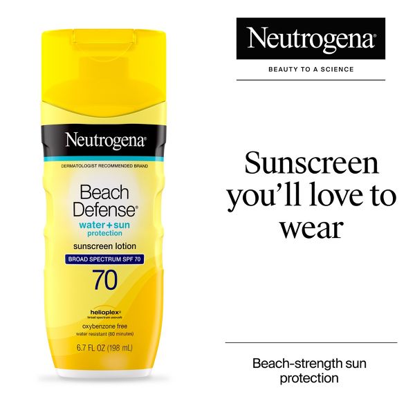 Neutrogena Beach Defense Sunscreen Lotion - SPF 70 - 6.7 fl oz