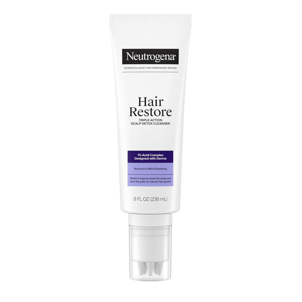 Neutrogena Restore Triple Action Scalp Detox Hair Cleanser - Detox & Clarifying Treatment - 8 Fl. Oz.
