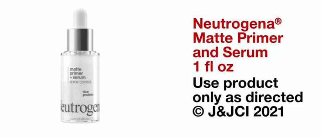 Neutrogena Shine Control Matte Booster Face Primer & Serum - 1.0 floz