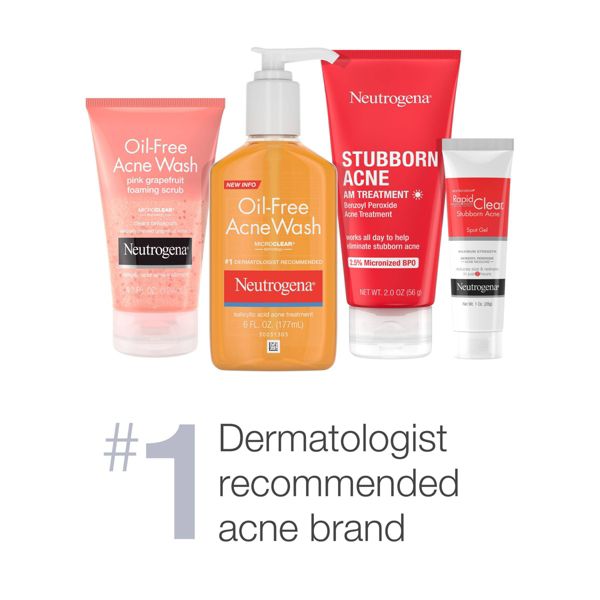Neutrogena All-in-1 Acne Control Daily Face Scrub with Salicylic Acid for Acne-Prone Skin - 4.2 fl oz