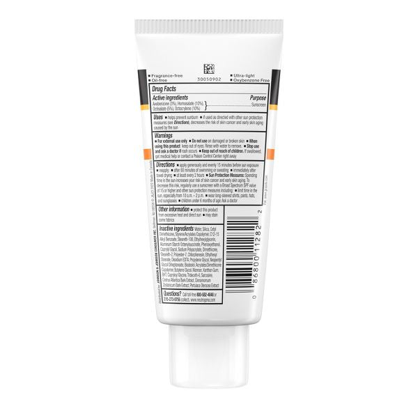 Neutrogena Clear Face Sunscreen Lotion, SPF 50, 3oz