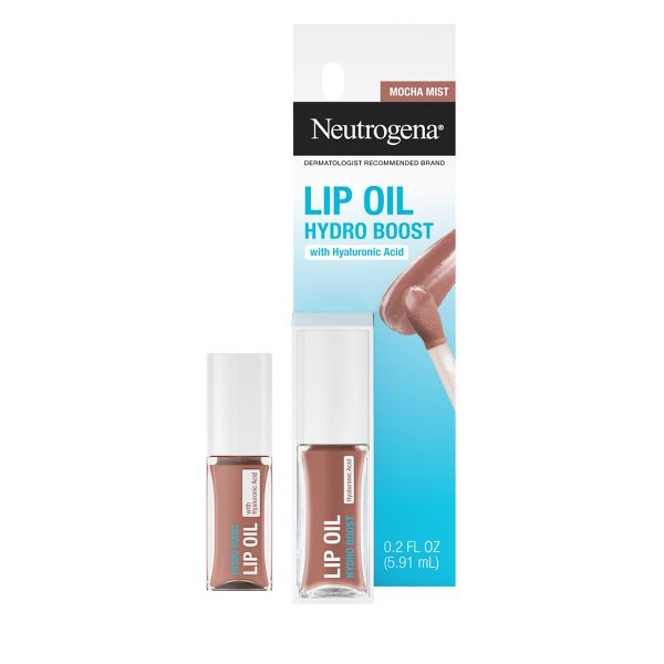 Neutrogena Hydro Boost Hydrating Tinted Lip Oil with Hyaluronic Acid - Coral Crush - 0.2 fl oz
