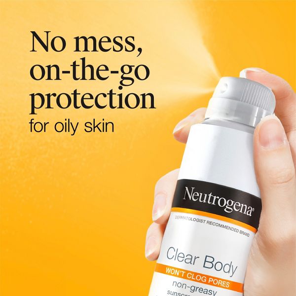 Neutrogena Clear Body Spray - SPF 50 - 5oz