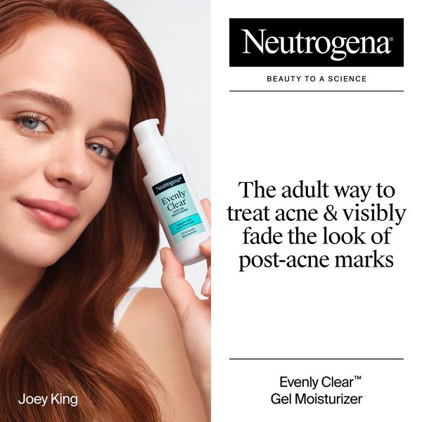 Neutrogena Evenly Clear Acne Gel Face Moisturizer with Salicylic Acid - 1.7 fl oz