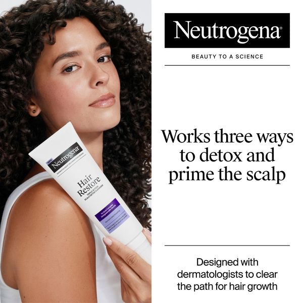 Neutrogena Restore Triple Action Scalp Detox Hair Cleanser - Detox & Clarifying Treatment - 8 Fl. Oz.