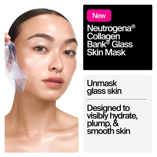 Neutrogena Collagen Bank Glass Skin Face Mask - 1ct