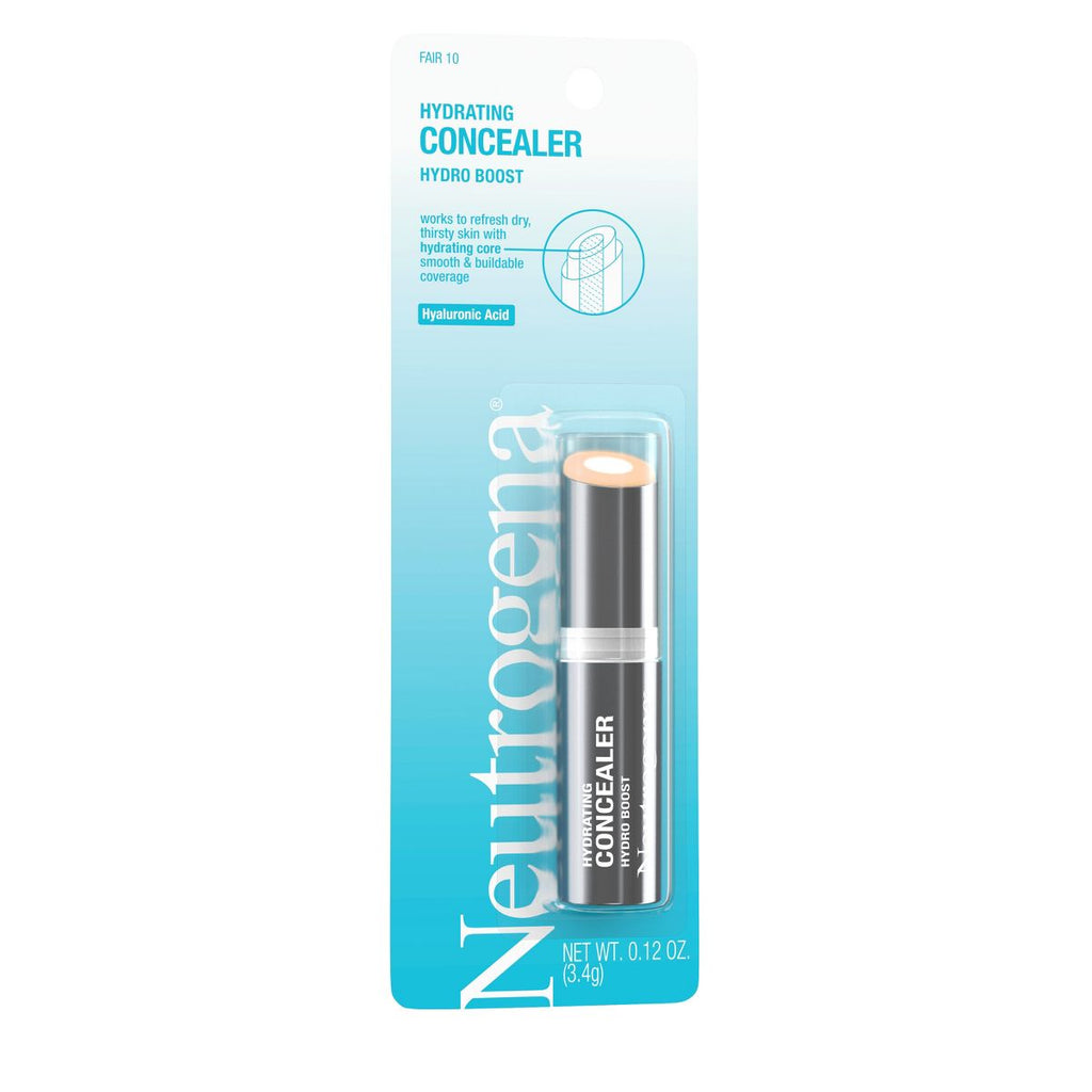 Neutrogena Hydro Boost Hydrating Concealer Stick with Hyaluronic Acid for Dry Skin - 10 Fair - 0.12oz
