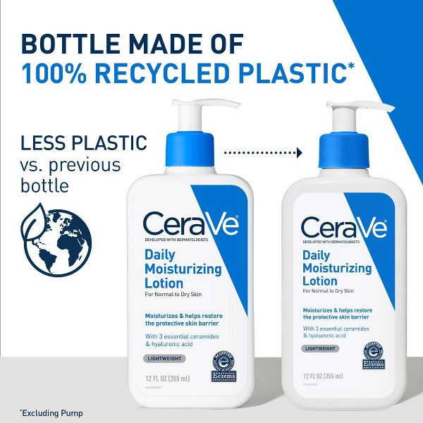 CeraVe Daily Moisturizing Face and Body Lotion for Normal to Dry Skin – 12 fl oz