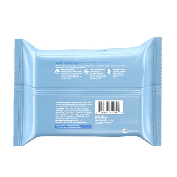 Neutrogena Makeup Remover Wipes - Ultra Soft Micellar Facial Cleansing - Fragrance Free - 25ct