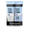 Neutrogena Ultra Sheer Dry-Touch Sunscreen Broad Spectrum SPF 45 - 6 fl oz /2ct