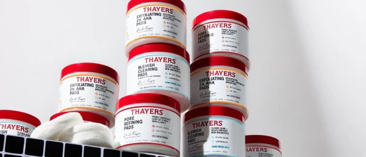 Thayers Natural Remedies Pore Refining Face Pads with Witch Hazel and Salicylic Acid - 60ct