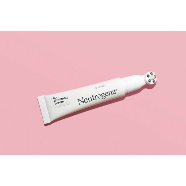 Neutrogena Healthy Lips Plumping Serum with Peptides to Promotes the Appearance of Naturally Fuller and Plumper - Looking Lips - 0.5 fl oz